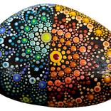 Rock Painted-Dot Mandalas –