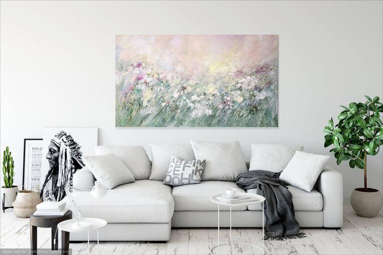 Original Abstract Floral Painting by Katerina Yakovleva