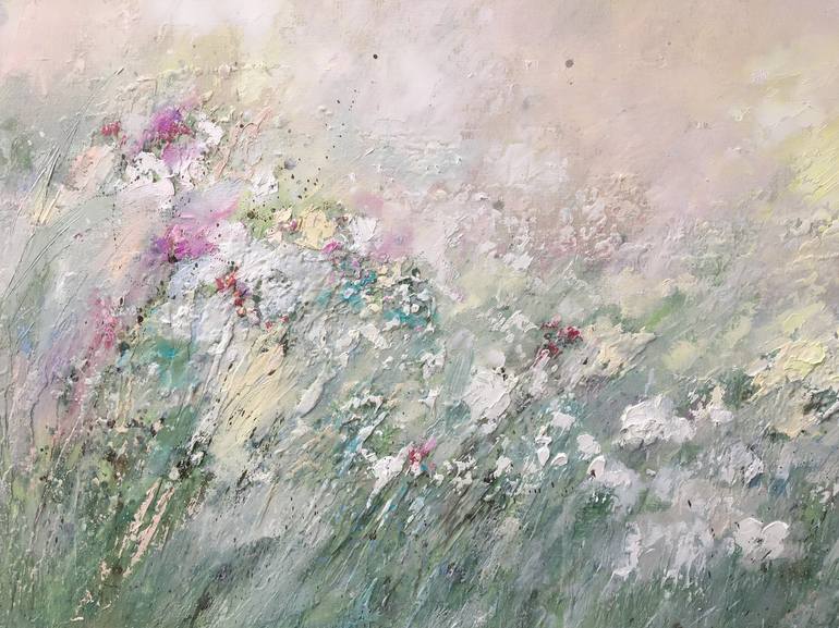 Original Abstract Floral Painting by Katerina Yakovleva