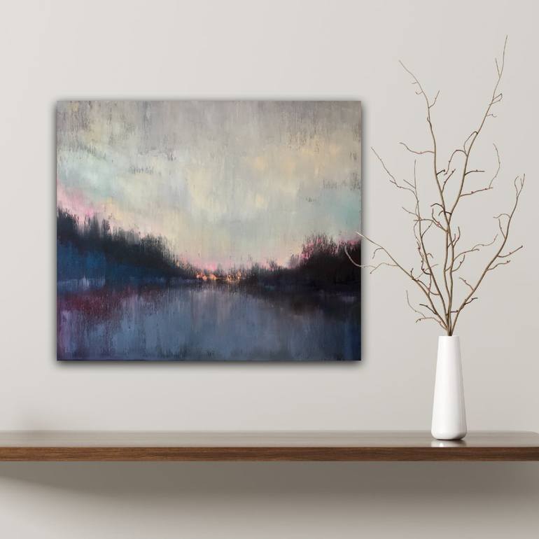 Original Abstract Landscape Painting by Katerina Yakovleva