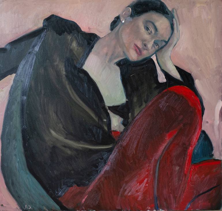 Original Abstract People Paintings by Anastasia Korsakova