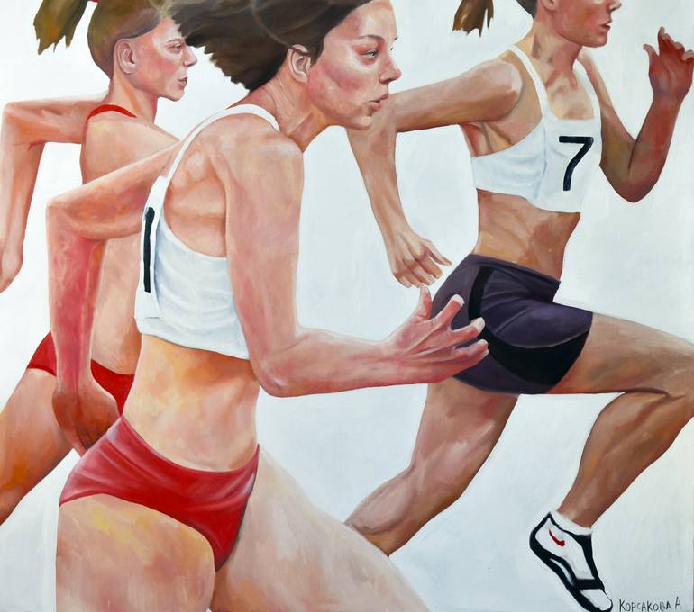 Original Conceptual People Painting by Anastasia Korsakova