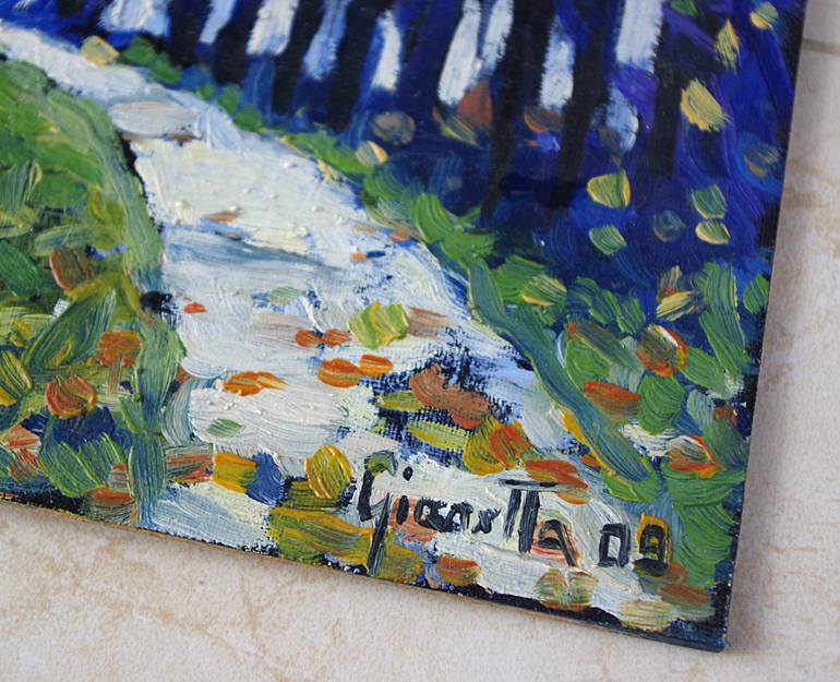 Original Expressionism Landscape Painting by Stefano Giaretta
