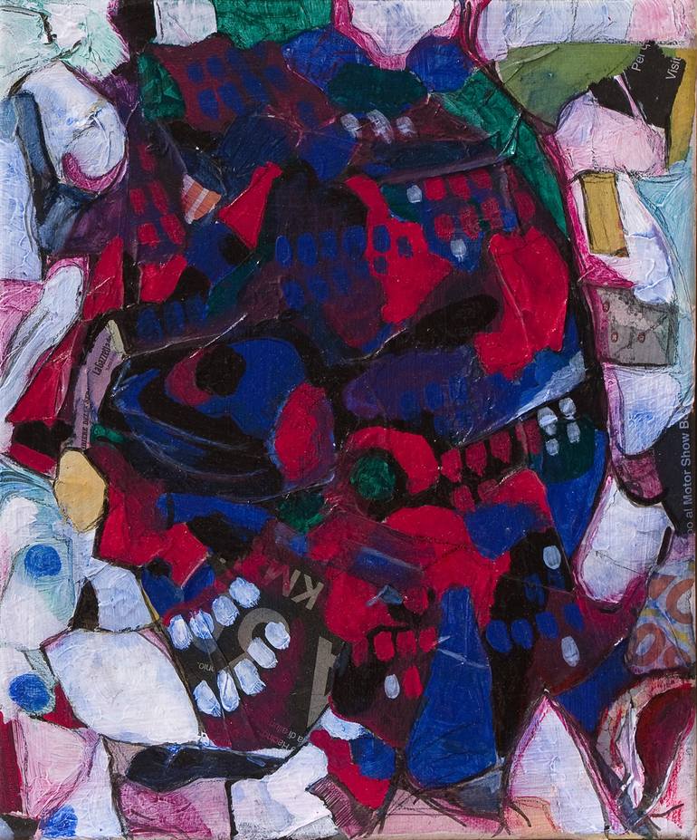 Original Abstract Expressionism Abstract Painting by Stefano Giaretta