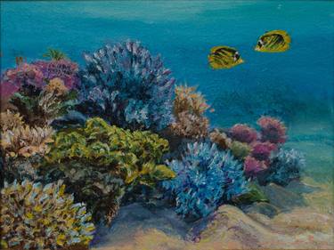 Print of Nature Paintings by Olga Belka UNDERWATER Artist