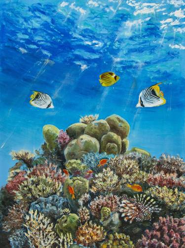 Print of Animal Paintings by Olga Belka UNDERWATER Artist