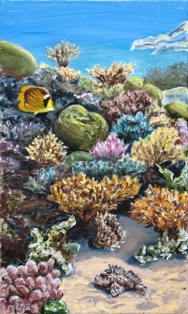Print of Fish Paintings by Olga Belka UNDERWATER Artist