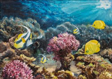 Print of Figurative Animal Paintings by Olga Belka UNDERWATER Artist