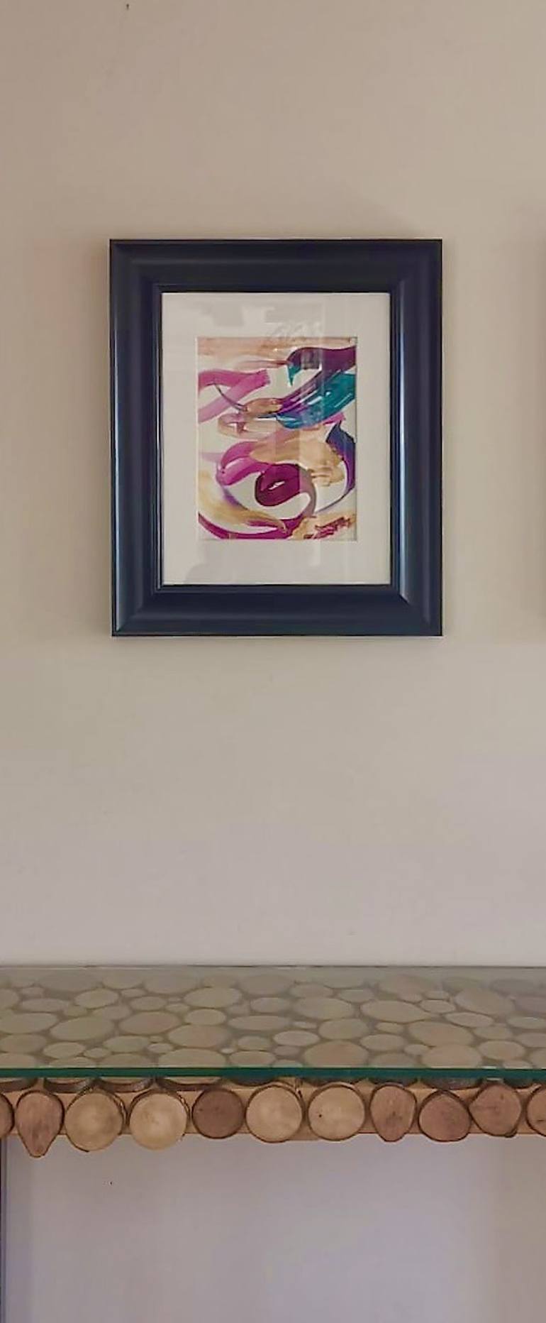 Original Abstract Calligraphy Painting by Shazeaa Ingar