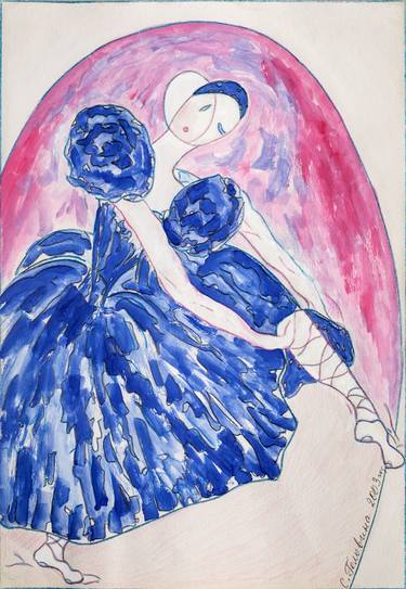 «Ballerina. Imitation of Degas» thumb