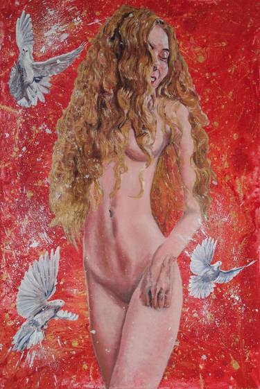 Print of Nude Paintings by Aleksi Kazubski