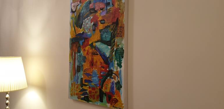 Original Expressionism Abstract Painting by Aynur Cimen