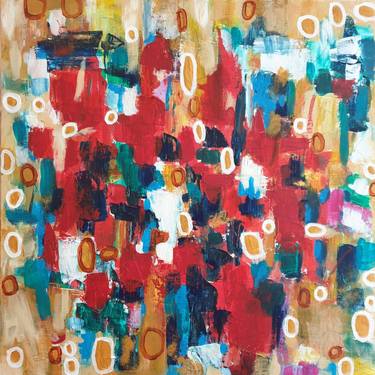 Original Fine Art Abstract Paintings by Aynur Cimen