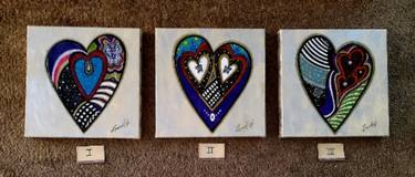 Open Ivory Heart (Triptych) thumb