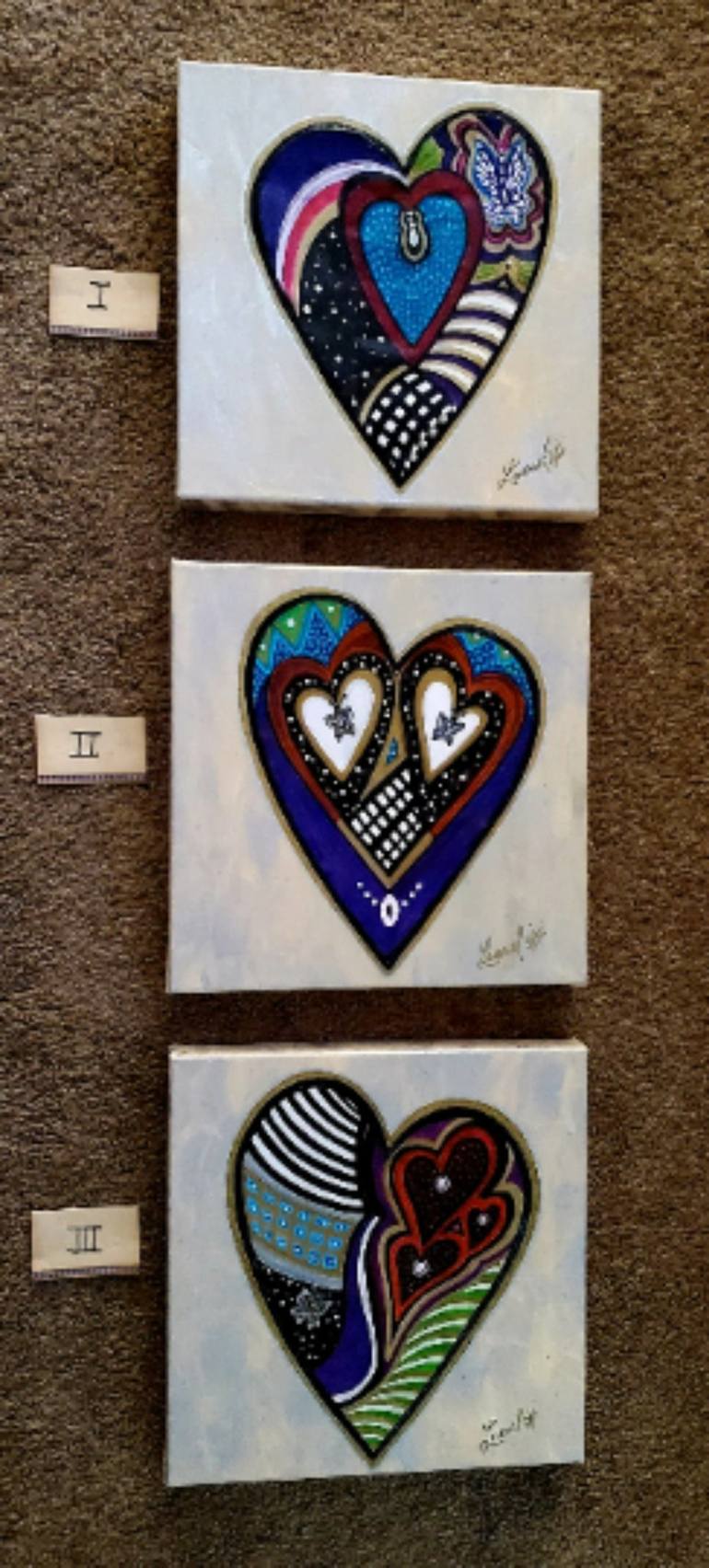 Original Love Painting by Laurel Rosenberg