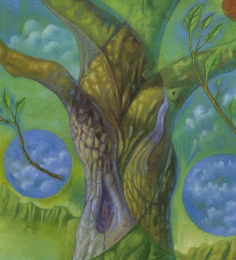 Original Tree Painting by Vagner Vargas