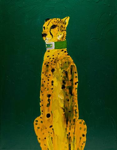 Cheetah with an Emerald Collar thumb