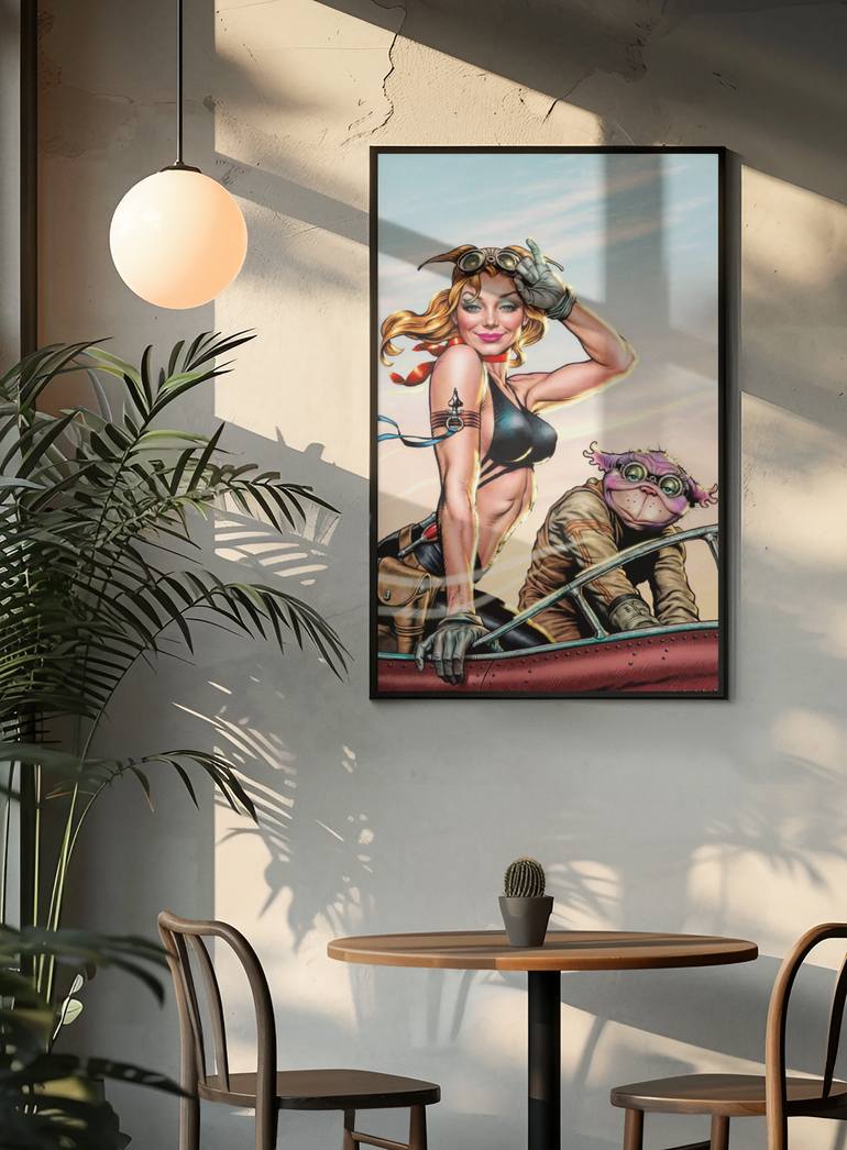 Original Artificial Intelligence Women Digital by Pop Art World