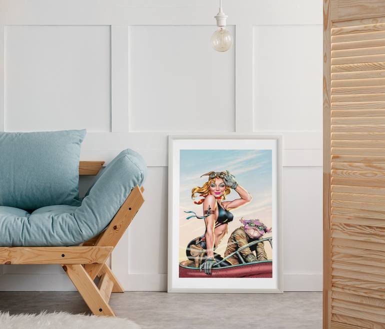 Original Artificial Intelligence Women Digital by Pop Art World