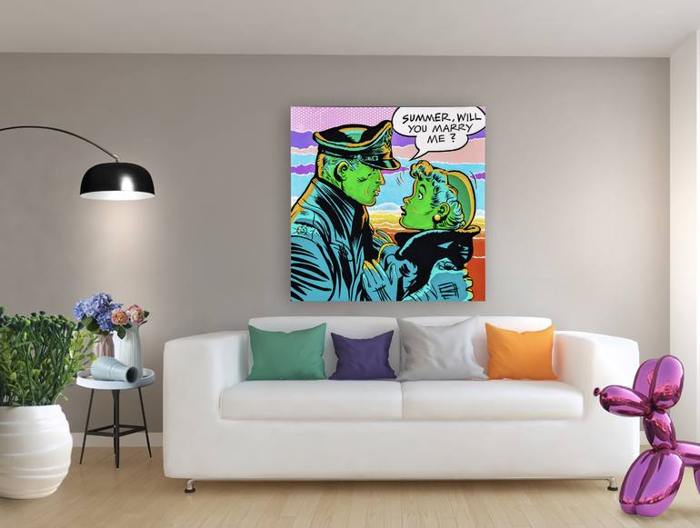 Original Illustration Comics Painting by Pop Art World