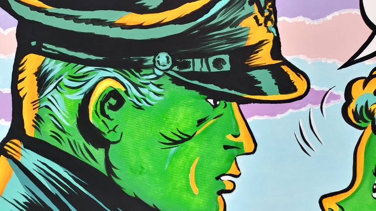 Original Illustration Comics Painting by Pop Art World