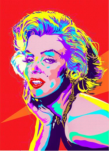 Print of Celebrity Mixed Media by POP ART WORLD
