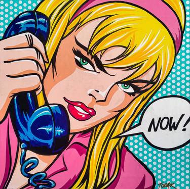 Original Fine Art Love Paintings by POP ART WORLD