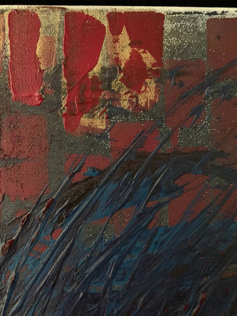 Original Abstract Expressionism Abstract Painting by Tina Schnekenburger