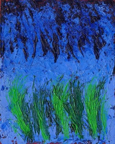 Original Abstract Expressionism Abstract Painting by Tina Schnekenburger