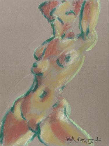 Original Impressionism Body Drawings by Mark Krawczynski