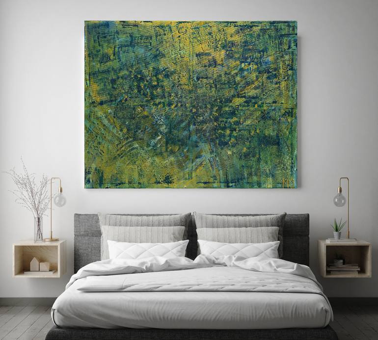 Original Abstract Expressionism Abstract Painting by Martyna Orzechowska