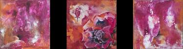Original Abstract Floral Paintings by Rani B Knobel