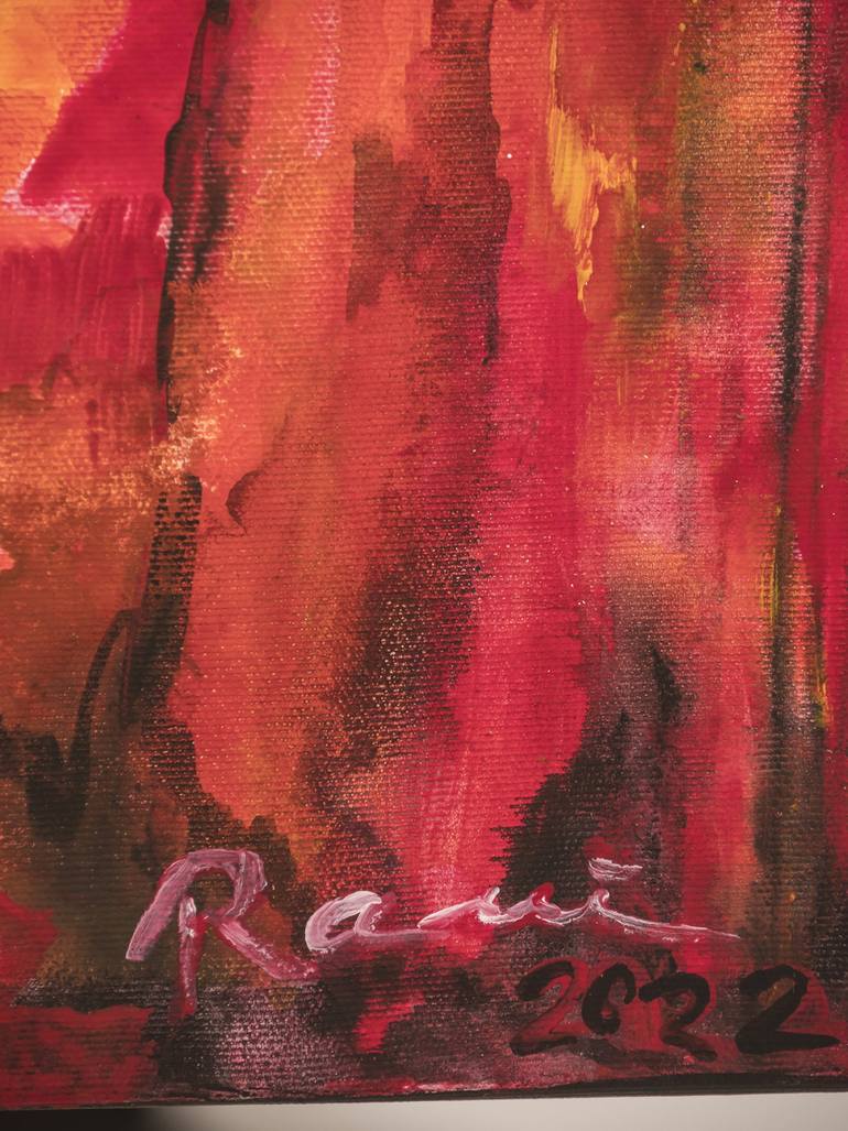 Original Abstract Expressionism Abstract Painting by Rani B Knobel