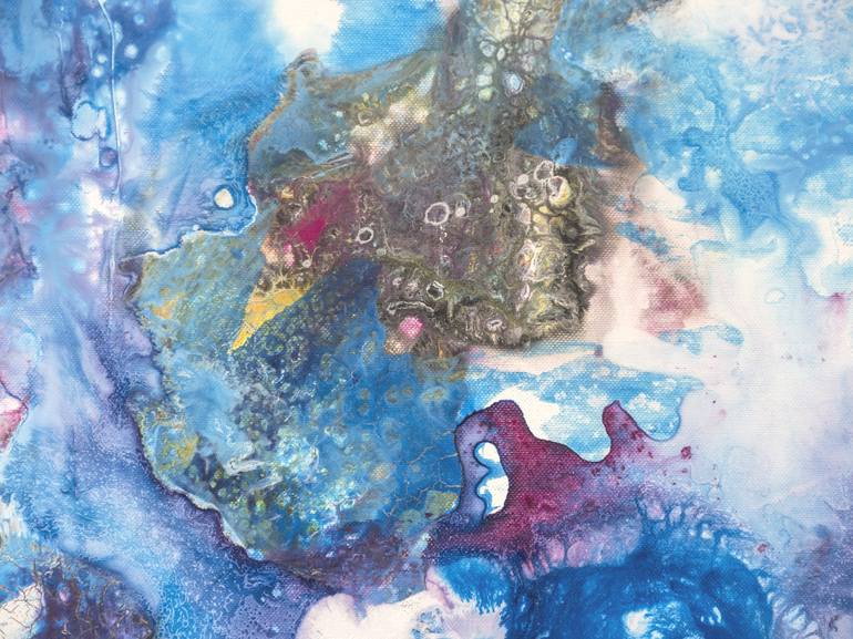 Original Abstract Water Painting by Rani B Knobel