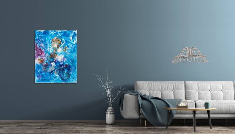 Original Abstract Water Painting by Rani B Knobel