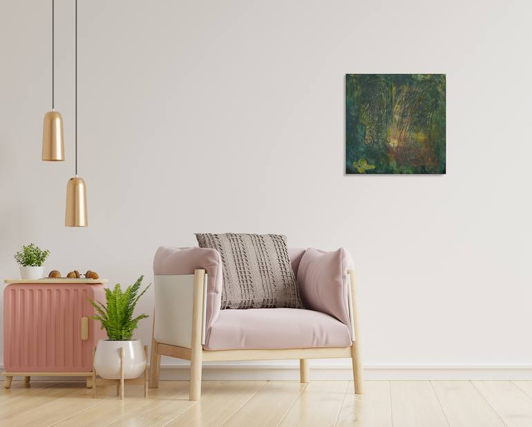 Original Abstract Religion Painting by Rani B Knobel