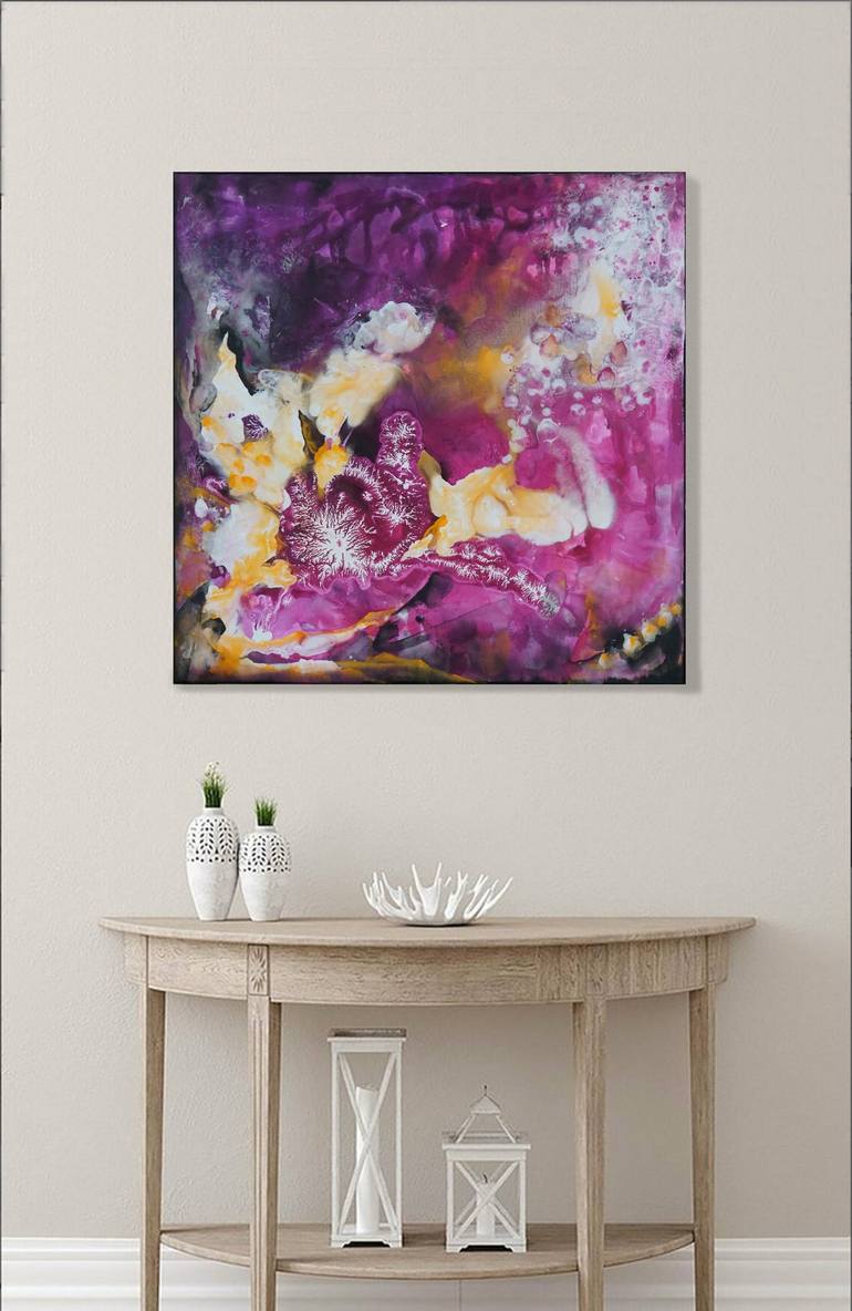 Original Abstract Expressionism Abstract Painting by Rani B Knobel