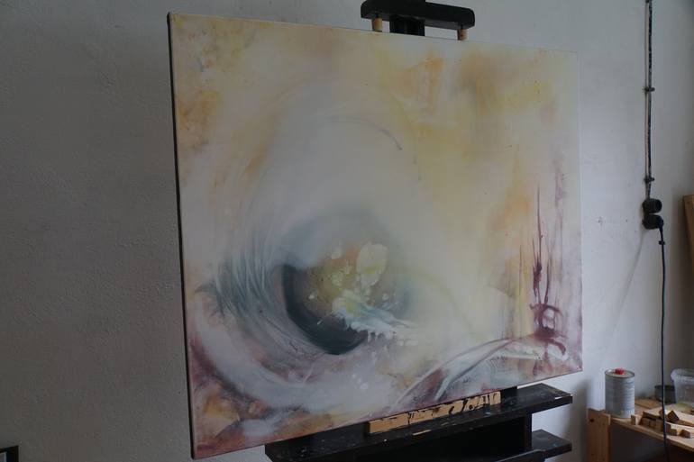 Original Abstract Expressionism Abstract Painting by Rani B Knobel