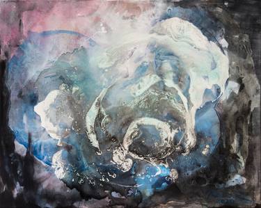 Original Abstract Expressionism Water Paintings by Rani B Knobel