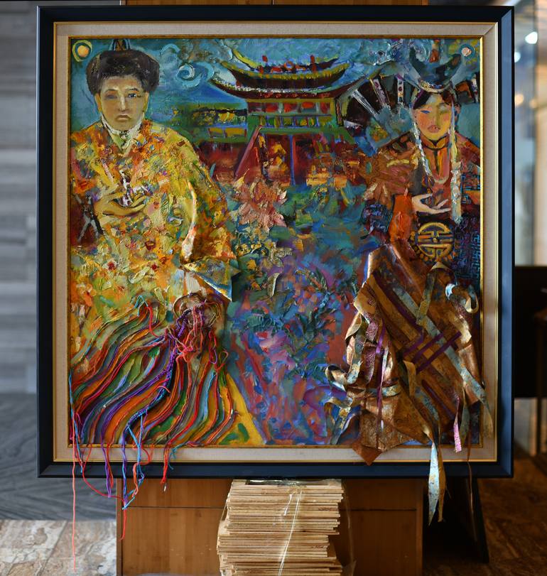 Print of Figurative Portrait Paintings by Sarnai Bold