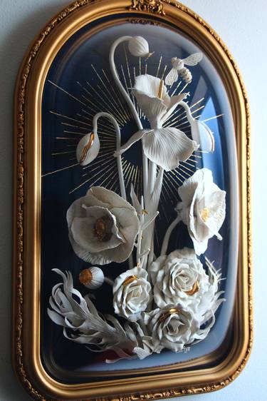 Original Surrealism Botanic Sculpture by Lana Filippone