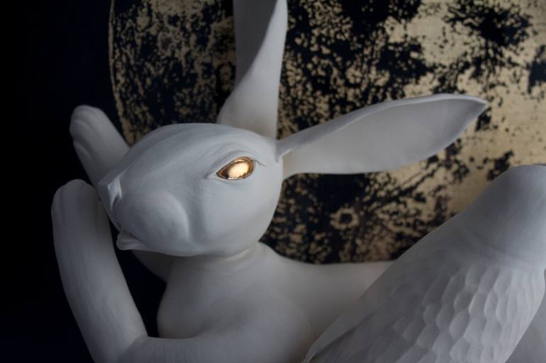 Original Surrealism Animal Sculpture by Lana Filippone