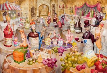 Print of Food & Drink Paintings by Laura Junge