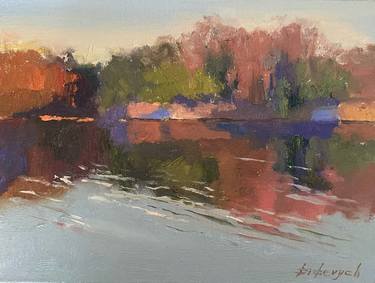 Original Rococo Landscape Paintings by Yuliia Didevych