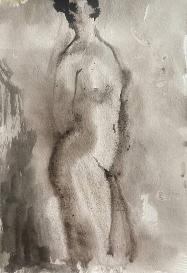 Original Classicism Women Drawings by Yuliia Didevych