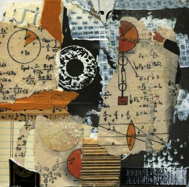 Original Abstract Science Collage by Joanne Donnelly
