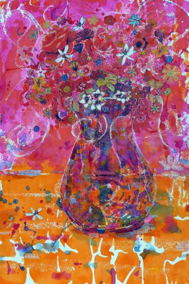 Print of Expressionism Still Life Paintings by Joanne Donnelly