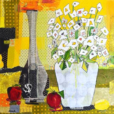 Print of Still Life Collage by Joanne Donnelly