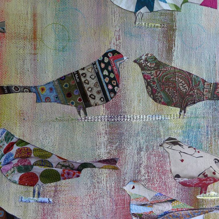 Original Animal Collage by Joanne Donnelly