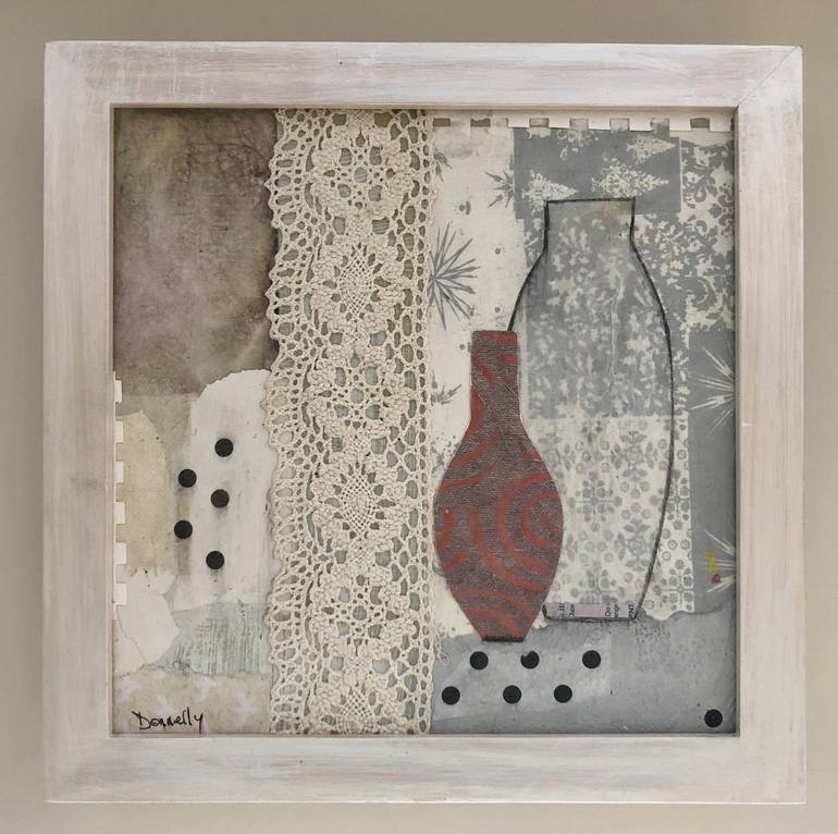 Original Still Life Collage by Joanne Donnelly